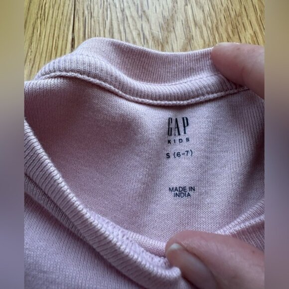 Barbie Dress - Jenna & Jessie - Pink Plaid Gap Pink Shirt Linen Sleeves Size 6-7 - Picture 6 of 13